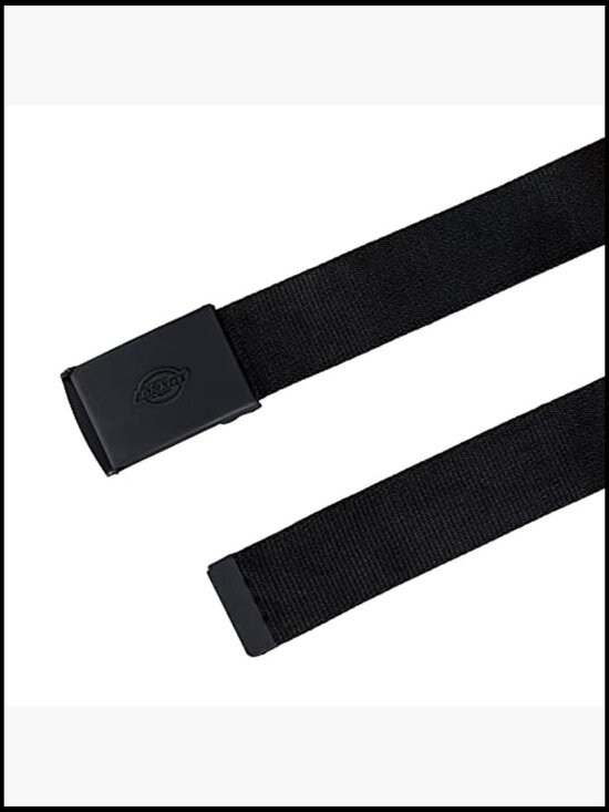 Fully Adjustable Tonal Compression Plaque Buckle Fabric Belt